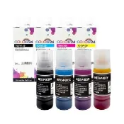 【COLOR24】for EPSON 1黑3彩 增量版 T00V100/T00V200/T00V300/T00V400 相容連供墨水(適用 L3110/L3150)