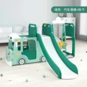 林之舍家居 溜滑梯 兒童滑滑梯室內汽車滑梯家用玩具寶寶小型秋千組合游樂園 開發票免運