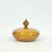 (店+)【御古齋】肖楠 聚寶盆 帶財眼 天然紋路 原木清香 開運招財 財源廣進 招財納福 開運擺件 0610