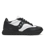 【SAUCONY 索康尼】Shadow Original 男女 休閒鞋 布洛克 皮革 復古 黑白(SA71046-4)