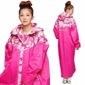 FairRain 飛銳 迷彩瘋時尚前開加長型雨衣 瘋迷粉 一件式雨衣 加長型《淘帽屋》