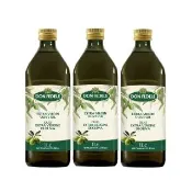 【DON FEDELE】義大利 費德 特級初榨冷壓橄欖油 1000mlx3瓶(可生飲 酸價低於0.3%｜喬山生機)