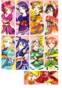 幻之空 一組8張  LoveLive！南小鳥 妮可 真姬 果果 希 書簽 動漫卡通半透明PVC書簽-