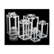 (店+)(烘焙好物市集) PVC花邊透明包裝盒 禮物包裝盒 公仔展示盒 透明盒 pvc盒 塑膠盒 餅乾 包裝材料 禮品禮盒包裝