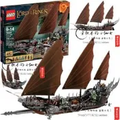 LEGO玩具02 LEGO樂高魔戒指環王 幽靈海盜船79008兒童益智拼裝積木人仔玩具