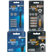 【蝦皮直營】法國BIC 刮鬍刀架/刀片 Flex3極淨3/Flex5極淨5系列 刀頭 手握式刮鬍刀 男用 刮鬍刀片