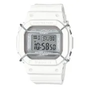 【CASIO 卡西歐】BABY-G 白色數位腕錶 女錶BGD-501UM-7