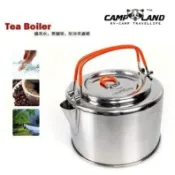 【露營趣】CAMP-LAND RV-ST750 不鏽鋼燒茶壺 1公升 燒水壺 咖啡壺 附沖茶濾網 非snow peak