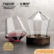 ins創意水晶紅酒杯手工洋酒杯小紅書不倒杯白葡萄酒杯網紅威士忌杯
