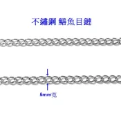 『好固佳』5x7x1.2mm 不鏽鋼 白鐵鏈條 鱔魚目鏈 鑰匙圈鍊 扭鏈 白鐵鍊 扭鍊 不銹鋼鍊 鑰匙鏈 鍊子 鏈子