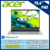 Acer 宏碁 Swift Lite SFL15-31P-C9YY 15.6吋輕薄特仕筆電(Intel N150/8G/512 SSD/W11)