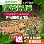 熱辣爆款 【手工編織】 爬蟲吊床躲避屋鬃獅攀爬藤條蜥蜴豹紋守宮飼養箱天然造景