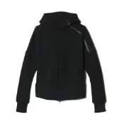 ADIDAS 女 W ZNE HOOD BLACK 太空棉 拉鍊帽T 黑【A-KAY0】【S95345】