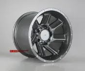 FONYEE品牌4X4精品JIMNY吉米專用鋁圈15吋5孔139.7 10J ET-44中心孔110灰車面