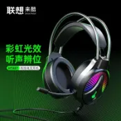 全球選品1館 生活百貨 來酷電競遊戲耳機頭戴式HT407電競吃雞7.1聲道有線USB遊戲耳麥頭