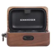 免運✅ 實木耳機保護套 Sennheiser Momentum True Wireless 3/4 保護殼 帶金屬掛扣