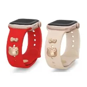 【GARMMA】Hello Kitty for Apple Watch  38mm/40mm/41mm 舒適親膚錶帶組合