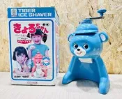 日本帶回 昭和時期 TIGER 虎牌 ABF-100(藍色) 小熊 手搖剉冰機 刨冰機 1978年