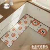 客製地墊+升級白底 日式侘寂風廚房地墊 吸水地墊 矽藻土地墊 防油污 好打理 腳踏墊 珪藻土軟地墊 浴室地墊 止滑 速乾
