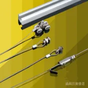 側裝掛畫器 可調節掛鉤 移動畫軌 畫展畫廊軌 掛鏡線槽 滑動導軌 掛畫線 畫軌配件 掛畫滑輪 展館掛畫軌