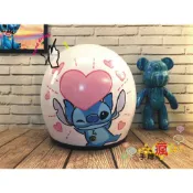 手繪瘋 [手繪 史迪奇 愛意滿滿款 安全帽 手工 禮物 生日 情人節 週邊 週邊 彩繪 復古帽 客製化 626號