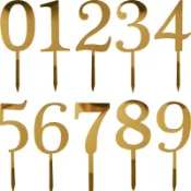 【531禮物網】【數字插牌】數字蛋糕插牌/生日快樂/生日派對/情人節/生日插牌/禮品包裝/寶寶生日/蛋糕/裝飾品 派對