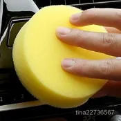 特惠-  圓型打蠟海綿 打蠟泡棉 打腊海綿 打臘海綿 海棉 上蠟海綿 打蠟海綿 洗車海綿E11