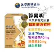 杏輝 杏國  蓉易明 複方葉黃素膠囊 30日份 葉黃素 毛蕊花苷 魚油 智利酒果 杏國 晶亮 蓉憶記【詠安世界商城】