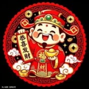 ✈️隔日出🔥10.16🔥新年財神靜電窗貼 30x30cm玻璃貼紙 春節窗花貼 大門貼 櫥窗貼 過年佈置 靜電貼紙 1