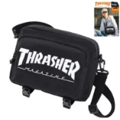 【日雜潮品】【台灣現貨】日雜誌附錄 潮牌 THRASHER 多功能 寬式 側背包 斜背包 小包 胸包