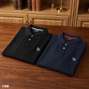 Paul Smith 繽紛小馬LOGO有機棉質長袖POLO衫(男款/多色)