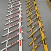 加厚道閘柵欄桿八角電動升降桿鋁合金門禁四方桿大門衛自動欄車桿不含運