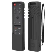 LG MR25 GA魔法遙控器保護矽膠套，防滑抗震可洗套，配有掛繩孔，適用於2025年LG OLED