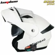 轉機商店 【3C認證長續航】機車頭盔 全罩式安全帽 揭面盔 雙鏡片設計 內建藍芽 電動機車專用 通勤騎行 安全防護 舒適內襯 四季通用