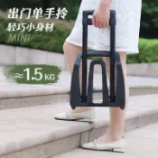 台灣出貨 折疊購物車 菜籃車 購物車 買菜車 買菜推車 買菜購物車可摺疊便攜手拉車家用行李車超市老人小拉車拉桿小拖車