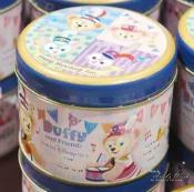 My Oil買好油 日本東京迪士尼代購達菲熊Duffy雪莉玫傑拉東尼史黛拉兔35週年35周年圓桶收納盒鐵盒飾品盒-絕版空盒