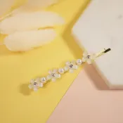 【康是美官方網購】G&G花花珍珠一字夾