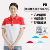 【台灣出貨】 短袖polo衫 抗UV 雙色南紡紗 吸濕排汗 工作服 有領 業務 經理 現貨【P5】MECH
