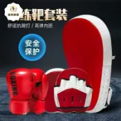 宜悅家居 成人拳擊手套搏擊散打訓練兒童進階拳套組合拳擊靶跆拳道腳靶踢靶 py6231