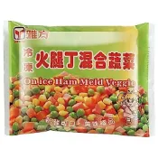 雅方火腿丁綜合蔬菜(冷凍)600g克 x 1【萬家福】