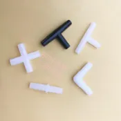 T型三通3通L型2通直通四通十字 打氣機風管接頭4/6MM 空氣馬達魚缸水族箱分氣 閥系統缸 魚牆分流 1對2 魚池水池