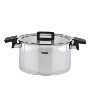 【Woll】Concept 不鏽鋼湯鍋 含蓋 24cm 5.8L 燉鍋 雙耳鍋  {電磁爐 IH爐可用}(平輸品)