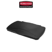 Rubbermaid 樂柏美   通風式垃圾桶-翻蓋 黑色  FG267400BLA
