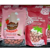 【On代購】 Trader Joe’s 草莓優格塗層杏仁果 堅果 草莓香草優格 蝴蝶餅 草莓乾 草莓球 草莓干優格球