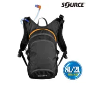 Source 戶外健行水袋背包 Fuse 8L 2054129008｜黑色｜登山 自行車 腳踏車 越野跑 補水 城市綠洲