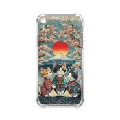 (店+)【TRON】TRON iPhone XR 日系富士山櫻花貓咪 四角防摔 軟殼 手機殼