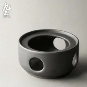 九土日式手工加熱恆溫底座玻璃保溫暖茶器茶爐酒精爐功夫茶道配件炭爐精油燭台香氛燭台下午茶煮茶泡茶加熱保溫底座PJR0083