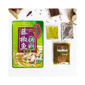 (店+)台灣現貨 橋頭藤椒魚調味料 酸菜魚調料包 青花椒魚 重慶麻辣魚 水煮魚 魚底料 火鍋底料 調料 香辣調料