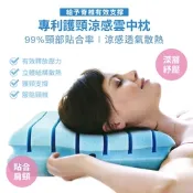 【Galatea 葛拉蒂】專利護頸涼感雲中枕1入