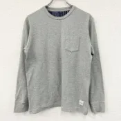 【DOKODEMO】Paul Smith長袖 T 卹，灰色，M 碼，古著。